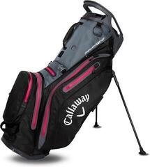 Sac de golf sur pied Callaway Fairway 14 HD Sac de golf sur pied Black/Charcoal/Pink