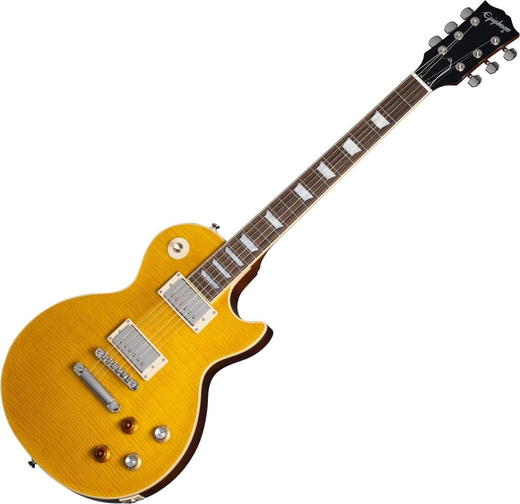 ギター Epiphone Kirk Hammett (Greeny Burst) Epiphone Kirk Hammett Signature Greeny Les Paul Standard Elektro