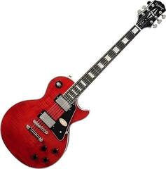 Guitarra eléctrica Epiphone Les Paul Custom Figured Transparent Red Guitarra eléctrica