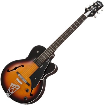 Guitare semi-acoustique Vox VGA-3D Sunburst Guitare semi-acoustique - 1