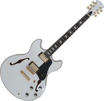 Halbresonanz-Gitarre Sire Larry Carlton H7 White Halbresonanz-Gitarre - 1