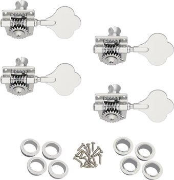 Stemmechanieken voor basgitaar Fender Player Series Bass Tuning Machines, Chrome, (4) Chrome Stemmechanieken voor basgitaar - 1