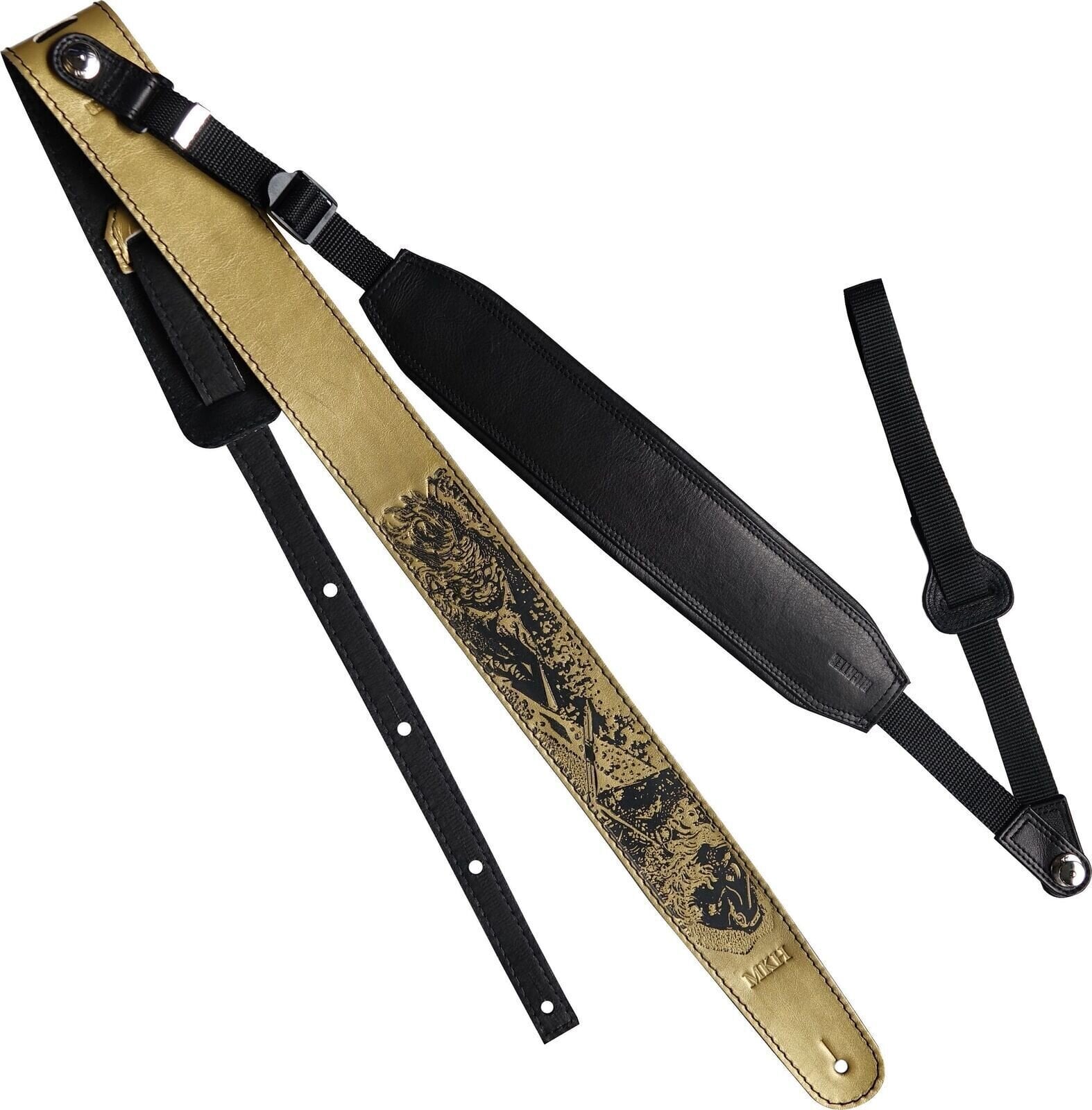 Tracolla per chitarra Richter Matt Heafy Signature Ibaraki Gold/Black Tracolla per chitarra