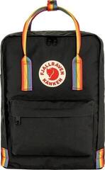 Lifestyle Backpack / Bag Fjällräven Kånken Rainbow Backpack Black/Rainbow Pattern 16 L