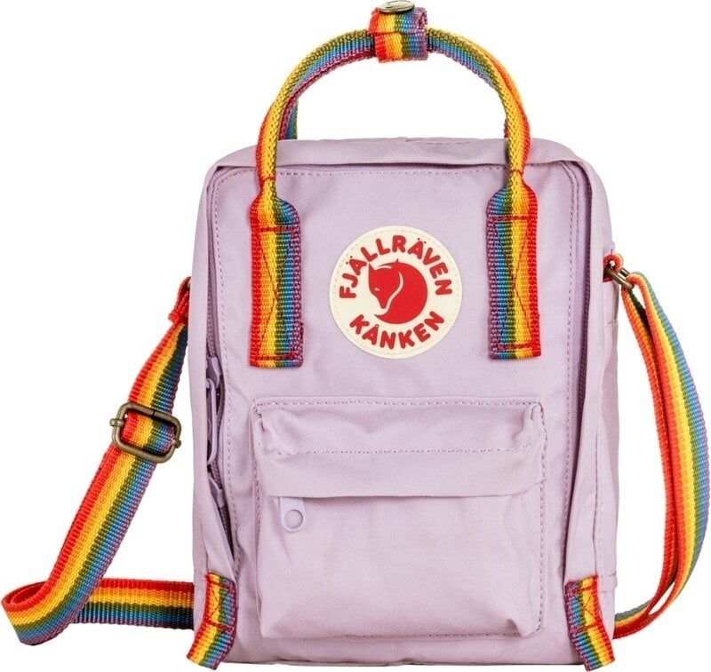 Lifestyle ranac / Torba Fjällräven Kånken Rainbow Sling Торба за раме Pastel Lavender/Rainbow 2,5 L