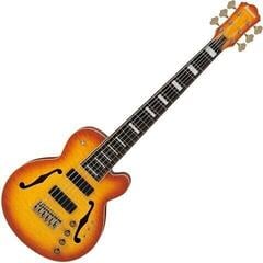 6-snarige basgitaar Ibanez TCB1006-ALM Autumn Leaf Burst Matte 6-snarige basgitaar