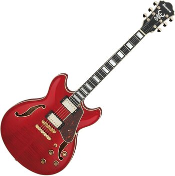 Semi-Acoustic Guitar Ibanez AS93FM-TCD Transparent Cherry Red Semi-Acoustic Guitar - 1