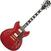 Semi-Acoustic Guitar Ibanez AS93FM-TCD Transparent Cherry Red Semi-Acoustic Guitar