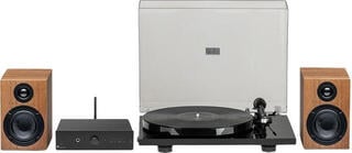 Plattenspieler-Kit Pro-Ject Stereo Set E Phono Walnut-Black Plattenspieler-Kit