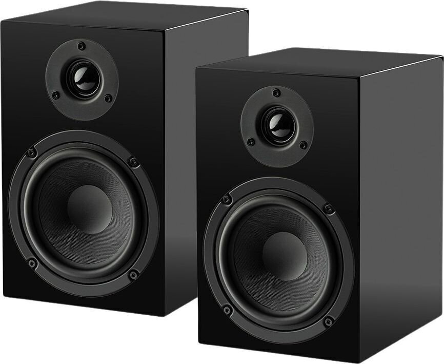 Hi-Fi boekenplankluidspreker Pro-Ject Speaker Box 5 E Hi-Fi boekenplankluidspreker High Gloss Black 2 st.