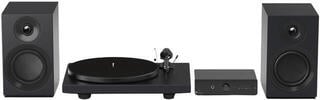 Plattenspieler-Kit Pro-Ject Colourful Audio System E Satin Black Plattenspieler-Kit