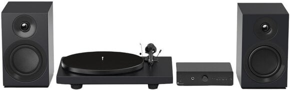 Platenspelerset Pro-Ject Colourful Audio System E Satin Black Platenspelerset - 1