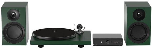 Gramofon kit Pro-Ject Colourful Audio System E Satin Fir Green Gramofon kit - 1