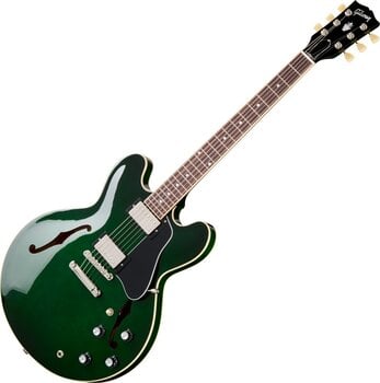 Halbresonanz-Gitarre Gibson ES-335 Spearmint Halbresonanz-Gitarre - 1
