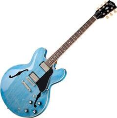 Semiakustická kytara Gibson ES-335 Ocean Blue Semiakustická kytara