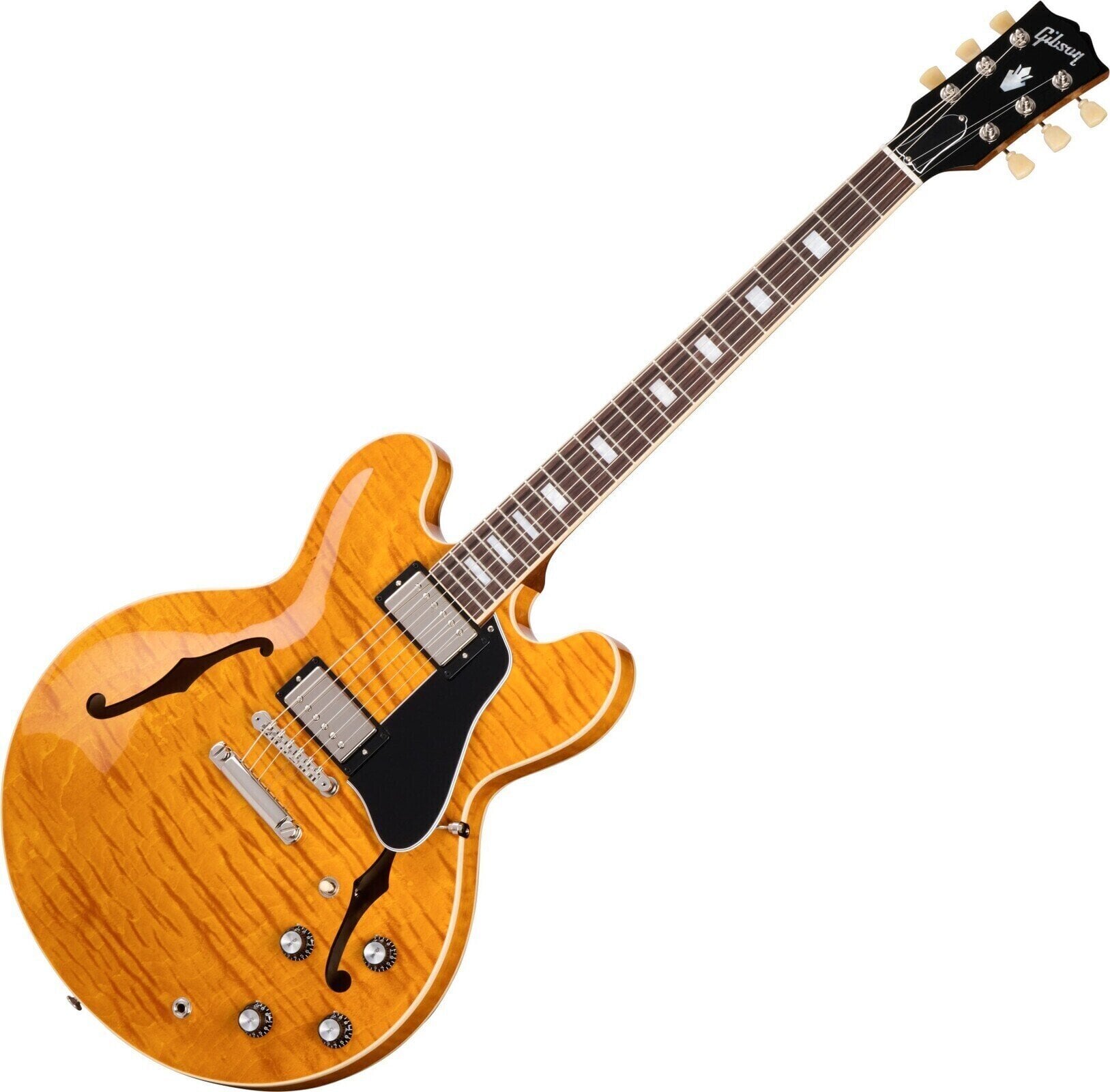 Semi-Acoustic Guitar Gibson ES-335 Figured Honey Amber Semi-Acoustic Guitar