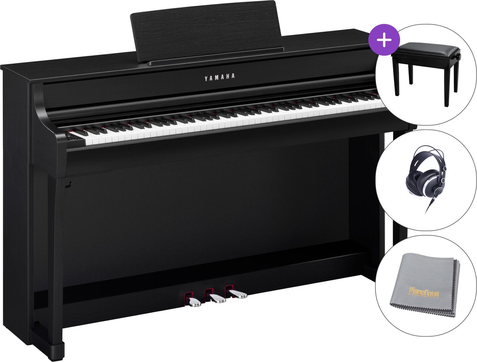 Digital Piano Yamaha CLP-835 B SET Digital Piano Black