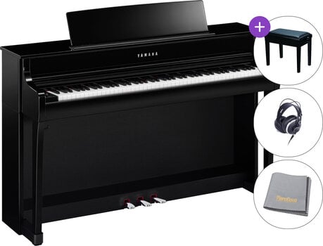 Piano numérique Yamaha CLP-845 PE SET Polished Ebony Piano numérique - 1