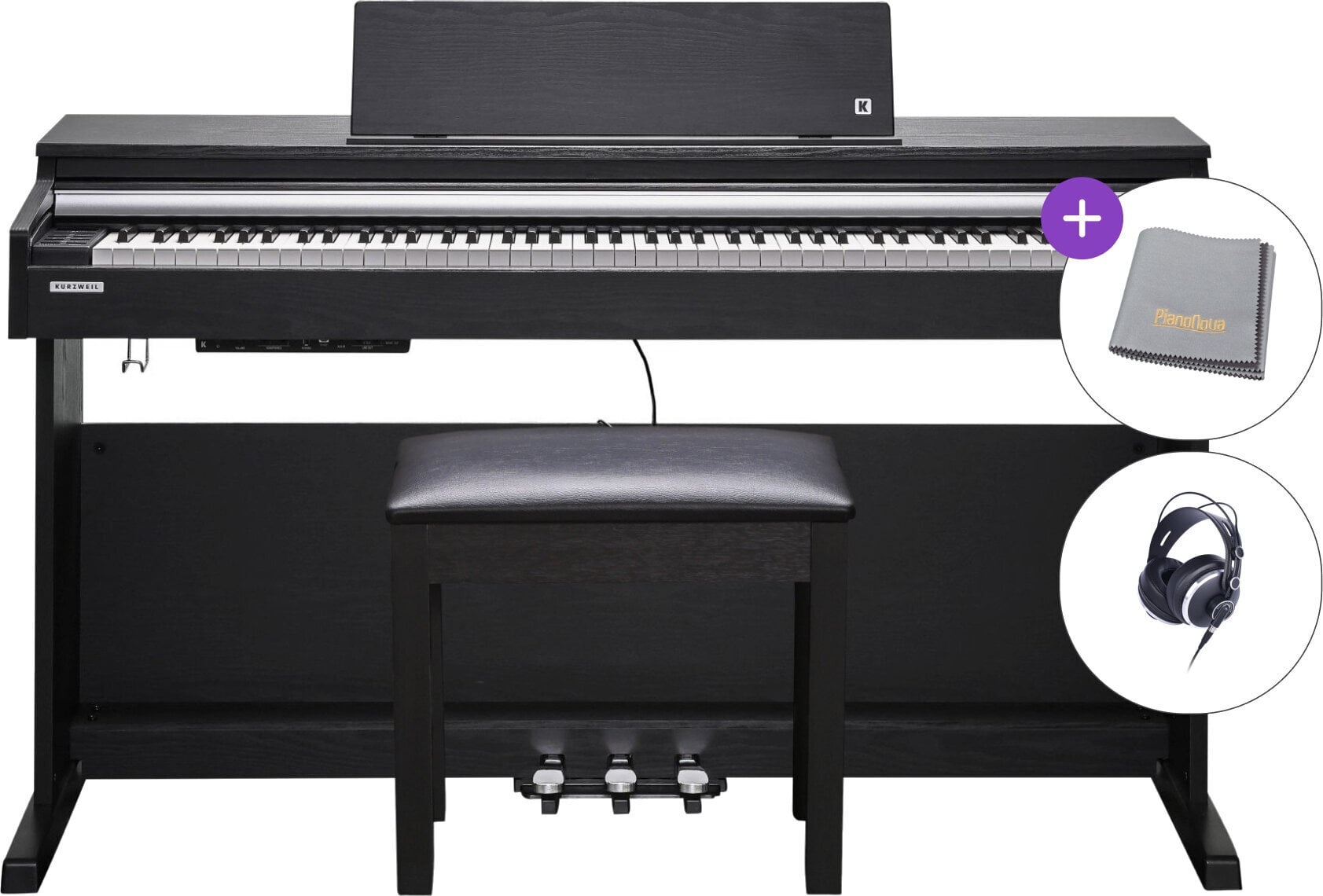 Digitální piano Kurzweil CUP M1 SET Rosewood Digitální piano