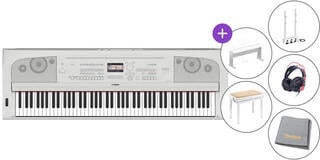 Cyfrowe stage pianino Yamaha DGX 670 Deluxe Cyfrowe stage pianino White