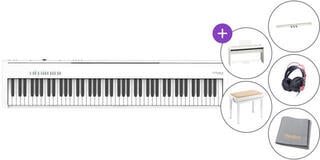 Digitalt scen piano Roland FP 30X WH Deluxe SET Digitalt scen piano White