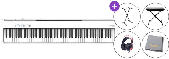 Színpadi zongora Roland FP 30X WH SET Színpadi zongora White - 1