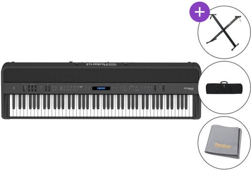 Cyfrowe stage pianino Roland FP-90X Stage SET Cyfrowe stage pianino Black - 1