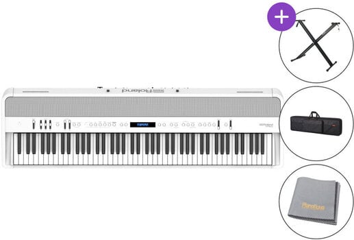 Piano digital de palco Roland FP-90X Stage Piano digital de palco White - 1