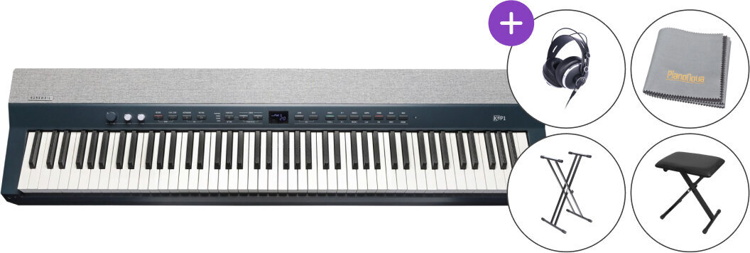 Digitální stage piano Kurzweil Ka P1 SET Digitální stage piano Black