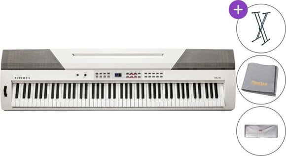 Дигитално Stage пиано Kurzweil KA70-WH SET Дигитално Stage пиано White - 1