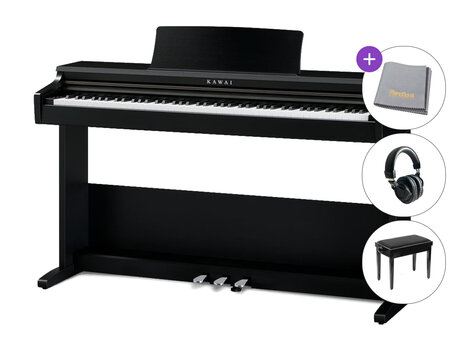 Piano digital Kawai KDP75B SET Black Piano digital - 1