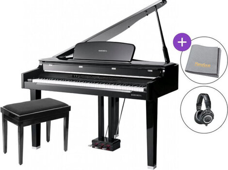 Digitaler Grand Flügel Kurzweil MPG200 SET Digitaler Grand Flügel Polished Ebony - 1