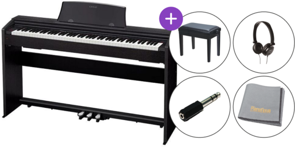 Piano numérique Casio PX770 SET Black Piano numérique - 1