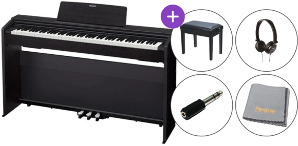 Piano numérique Casio PX 870 SET Black Piano numérique - 1