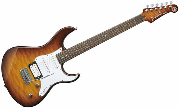 Guitare électrique Yamaha Pacifica 212V QM Tabacco Brown Sunburst - 1