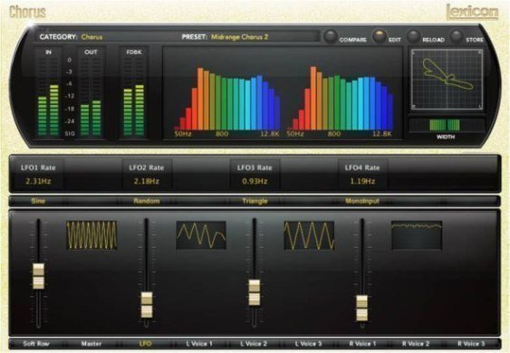 Software Plug-In FX-processor Lexicon PCM Native Effects