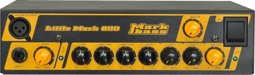 Amplificador solid-state de baixo Markbass LITTLE MARK 800