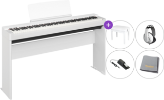 Digitaal stagepiano Yamaha P-225WH DELUXE SET Digitaal stagepiano White