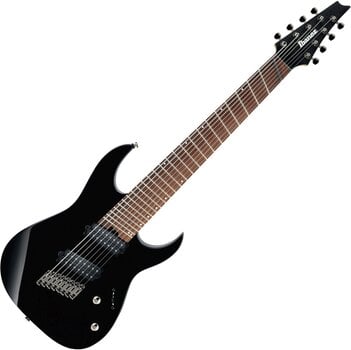 Guitares Multiscales Ibanez RGMS8-BK Black Guitares Multiscales - 1