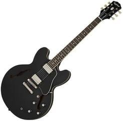 Poolakustiline kitarr Epiphone ES-335 Ebony Poolakustiline kitarr