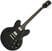 Halbresonanz-Gitarre Epiphone ES-335 Ebony Halbresonanz-Gitarre