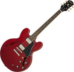 Semi-akoestische gitaar Epiphone ES-335 LH Cherry/Rechterhand