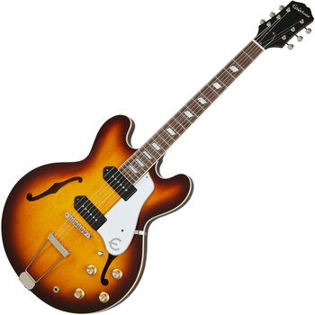 Poolakustiline kitarr Epiphone USA Casino Vintage Burst Poolakustiline kitarr - 1