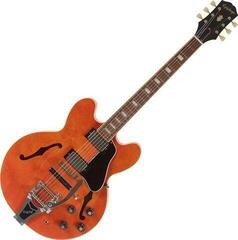 Jazz kitara (polakustična) Epiphone ES-335 Bigsby Watermelon Red Jazz kitara (polakustična)