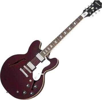 Halbresonanz-Gitarre Epiphone Noel Gallagher Riviera Dark Wine Red Halbresonanz-Gitarre - 1