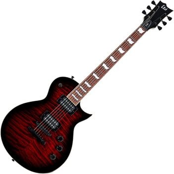 Elektrische gitaar ESP LTD EC-256 QM See Thru Black Cherry Sunburst Elektrische gitaar - 1