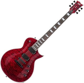 Guitarra eléctrica ESP LTD EC-1000 QM Fluence See Thru Black Cherry Guitarra eléctrica (Seminuevo) - 1