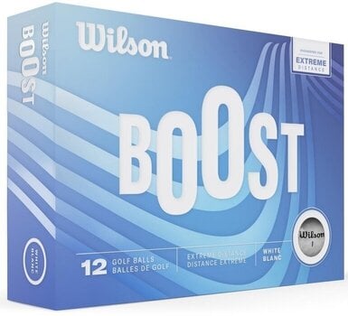 Bolas de golfe Wilson Boost 2025 White 12 Bolas de golfe - 1