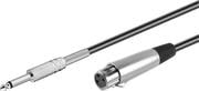 PremiumCord Jack 6.3mm-XLR M/F 6 m Mikrofonkabel