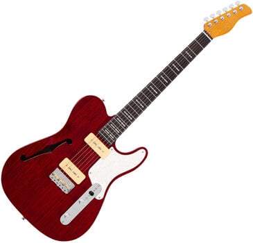Elektrisk guitar Sire Larry Carlton T7TM See Through Red Elektrisk guitar - 1
